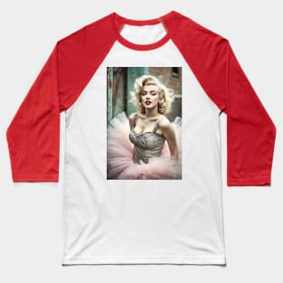 Urban Grunge Marilyn Baseball T-Shirt